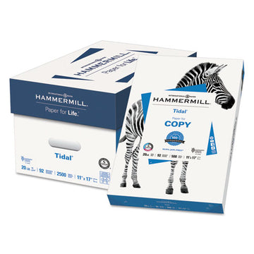 Hammermill® Tidal Print Paper, 92 Bright, 20lb, 8.5 X 11, White, 500 Sheets-ream, 10 Reams-carton freeshipping - TVN Wholesale